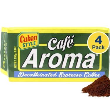 Imagem de Café moído Cafe Aroma Decaf Dark Roast Espresso 250mL x 4