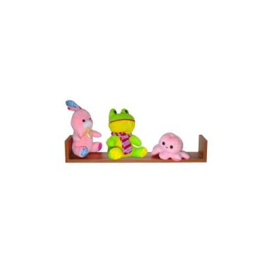 Imagem de Prateleira Nicho U 50 cm - Safira, Marrom Claro