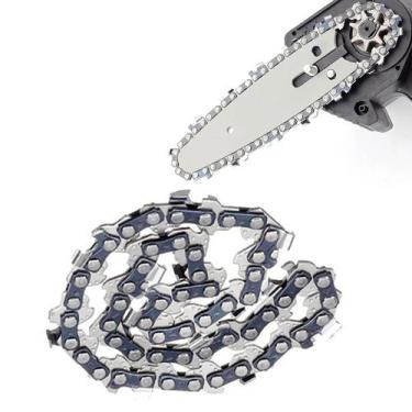 Imagem de Corrente De Mini Motosserra Reposiçao 4 Polegadas 14 Dentes Ferramenta