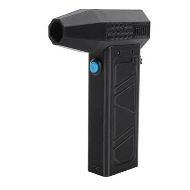 Imagem de Jectse Espanador de Ar Elétrico, Poderoso Ventilador Turbo Portátil de 140000 RPM Com Velocidade do de 62 M/S e Bateria de 4000 MAh, para Limpeza Doméstica de Carro Com Teclado de (BLACK)