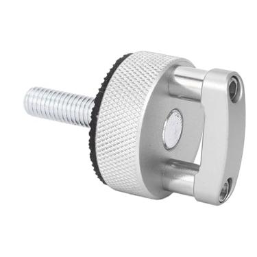 Imagem de aqxreight 6 Peças Parafuso de Polegar de Liberação Rápida de Aço Inoxidável Tarugo de Alumínio Fixador Superior Rígido Com Substituição de Anel D para JK JL JT Preto para 2018 e 2022 Verificação (#12)