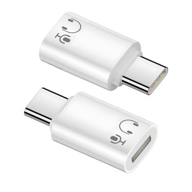 Imagem de YUEWEESER 2 adaptadores USB C para Lightning de áudio para fones de ouvido, USB C macho para fêmea Lightning adaptador de áudio para iPhone 16/15, iPad Pro/Air, MacBook (não para carregamento