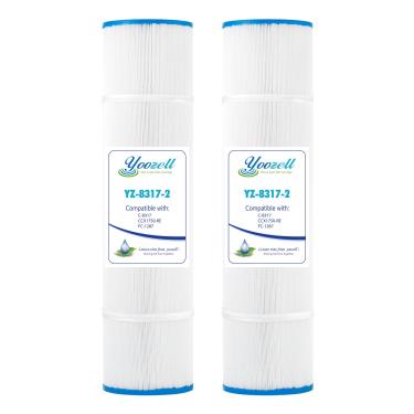 Imagem de Yoozell Cartucho de filtro de spa compatível com C-8317 Hayward X-Stream CCX1750-RE, CC1750, Filbur FC-1287, PXST175, filtro de piscina spa banheira de hidromassagem de 175 metros quadrados, pacote