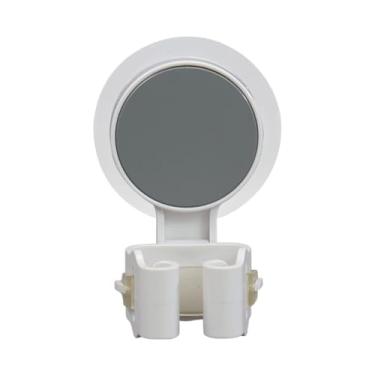 Imagem de Suporte para Cabos e Vassouras de Parede em Plástico Branco Prático e Funcional para o Dia a Dia