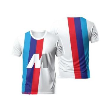 Imagem de Camiseta Esportiva De Manga Curta BMW Para Homens, Performance De Verã