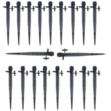 Imagem de Conjunto 20 Unidades Gotejador Regulável Estaca para Irrigação Hunter