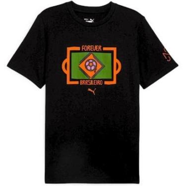 Imagem de Camiseta Puma Neymar Jr Tee - Preto - Tam M-Masculino