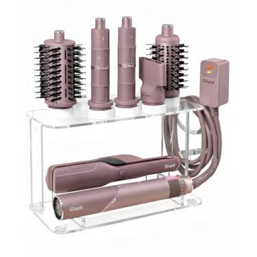 Imagem de UEMUSI Suporte e organizador de acrílico compatíveis com acessórios Dyson Airwrap e Airwrap