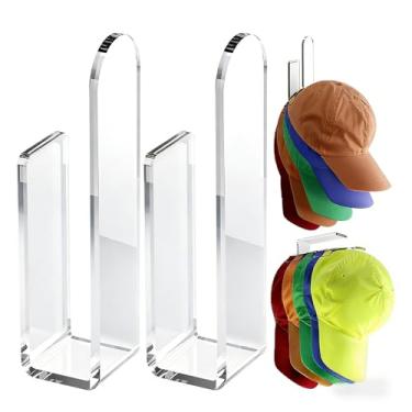 Imagem de Pacote com 2 toalheiros de acrílico, suporte de toalha de banheiro adesivo transparente, suporte de parede sem broca