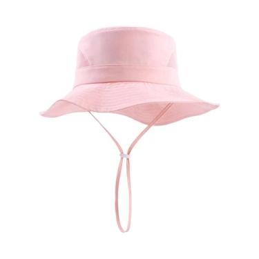 Imagem de Chapéus De Pescador Infantil Com Proteção UV, Malha Respirável, Proteç