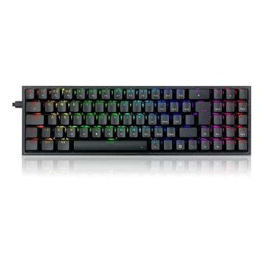 Imagem de Teclado Mecânico Gamer Redragon Pollux RGB, Switch Blue, Layout 75%, ABNT2, - K628-RGB-B (PT-BLUE)-Unissex