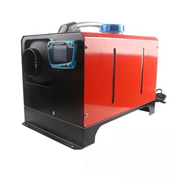Imagem de Aquecimento de carro tudo em um aquecedor de carro 12/24V 5000W carro diesel aquecedor de estacionamento de ar LCD controle remoto monitor interruptor para caminhão ônibus trailer (cor: Vert, tamanho