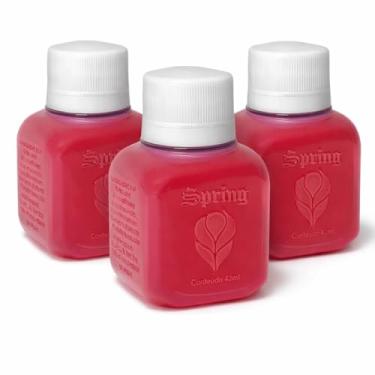 Imagem de Kit 3 Unidades Cheirinho Automotivo Spring Morango 42ml Odorizante Líquido para Carros