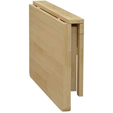 Imagem de Mesa de parede com folhas suspensas, mesa montada na parede, suporte para laptop, multifuncional, dobrável, sala de estar, mesa de estudo, mesas de jantar (tamanho: 75 x 50 cm)