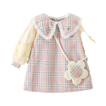 Imagem de Vestido De Primavera Para Bebê Menina 0-2 Anos Com Bordado Floral Em O