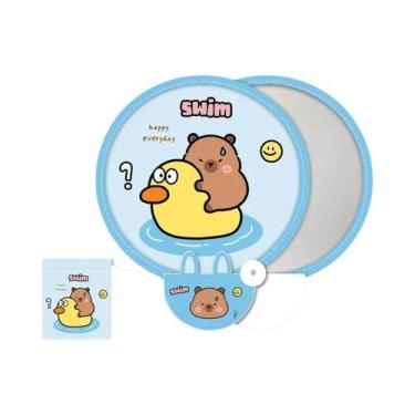 Imagem de Ventilador Portátil Dobrável De Desenho Animado Para Meninas, Placa Re