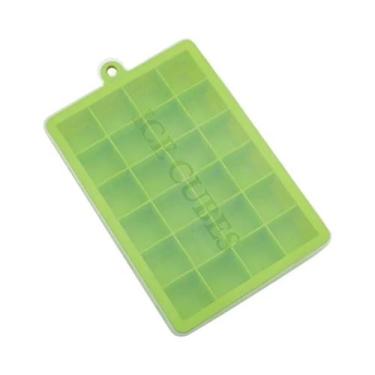 Imagem de Forma De Silicone Com 24 Cavidades E Tampa Para Gelo, Sorvete, Chocola