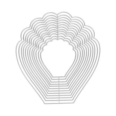 Imagem de Conjunto De Matrizes De Corte De Metal Com Pétalas Grandes E Molduras 