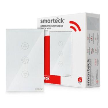Imagem de Interruptor Para Ventilador Inteligente Wifi Alexa Branco - Steck, SMC