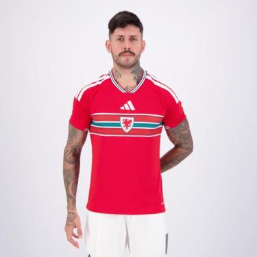 Imagem de Camisa Adidas País de Gales Home 2026, M