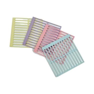 Imagem de Régua Antiderrapante Para Arte Diamante Com Grade Texturizada, Ferrame