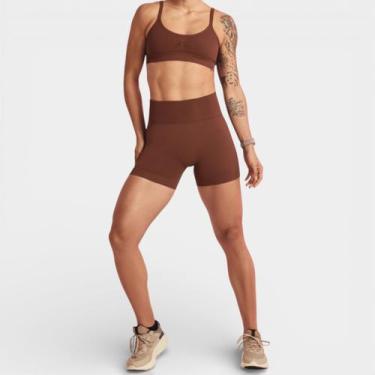 Imagem de Short Lupo LSport Basic Feminino - Marrom - M, M