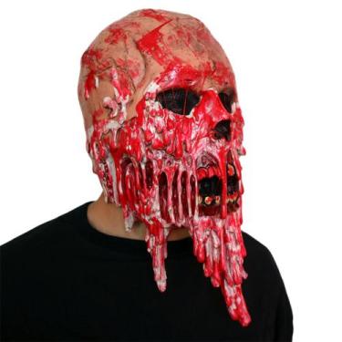Imagem de Máscara realista Horror Blood Zombie Latex Full Head Adult - taiyuanke