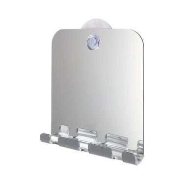 Imagem de Espelho De Banheiro Portátil Antiembaçante Para Barbear, Maquiagem E V