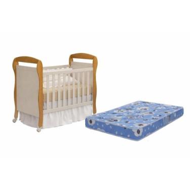 Imagem de BERCO RELLER DANNY AREIA FOSCO / SAVANA FOSCO COM COLCHÃO 130x70x10 D1