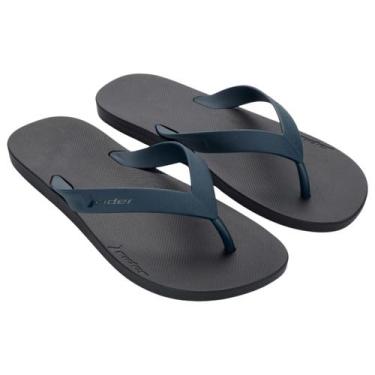 Imagem de Chinelo masculino rider core dedo 12655, Azul, 39.40