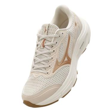 Imagem de Tênis Casual Mizuno Hawk 6 Feminino, Bege, 37