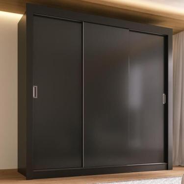 Imagem de Guarda-Roupa Casal Multimóveis Barcelona 3 Portas de Correr CR35401, P