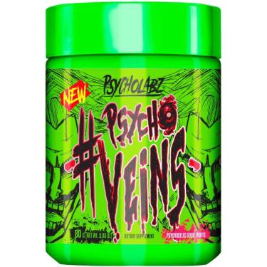 Imagem de Pré-treino Psycho Veins Sour Fruit 80g Psycholabz Energia