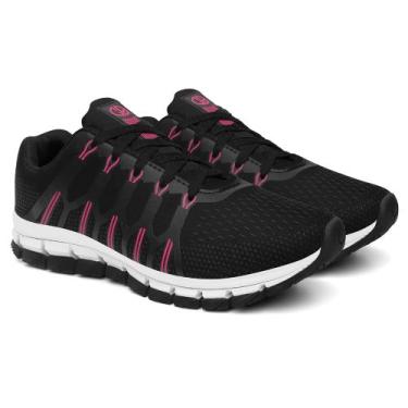 Imagem de Tênis Feminino Caminhada Olymp Leve Barato , Rosa, 37