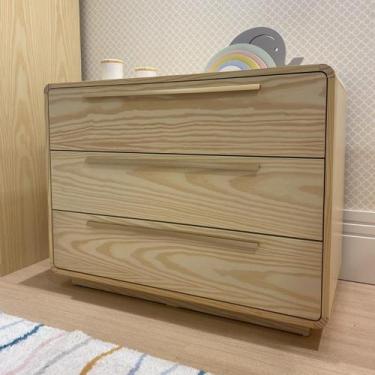 Imagem de Cômoda Infantil Canto Redondo Coleção Wave Divicar, nature