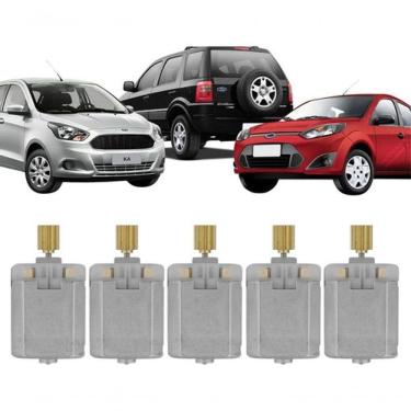 Imagem de Kit 5 Motor de Fechadura Elétrica para Trava de Porta F103 Fiesta Ecosport KA Universal...