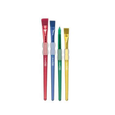 Imagem de Pincel Ergonômico Fun com Cerdas de Alta Qualidade para Várias Técnicas Artísticas 4 Un...