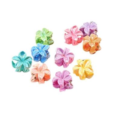 Imagem de Clipes De Cabelo Em Forma De Flor Daffodil Em Cores Misturadas, 10 Peç