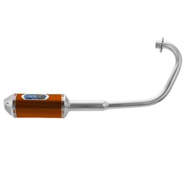 Imagem de Escapamento Pro Tork Mini 3 Titan Ks/Es-150 2004 À 2008 Curva Cromada,