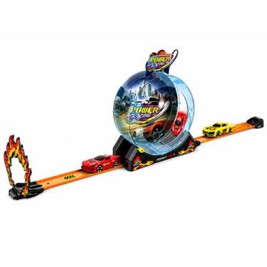 Imagem de Pista Lançador De Carrinhos Super Loop Tipo Hotwheels 14 Pcs - Barrett