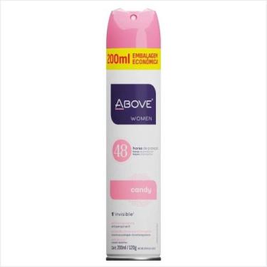 Imagem de Desodorante Antitranspirante Aerossol Above Women Candy 48h 200ml