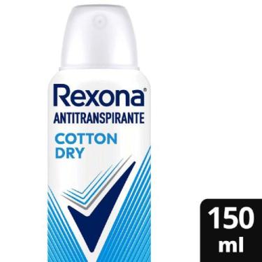 Imagem de Desodorante Aerosol Rexona Cotton Dry Feminino 72h 150ml