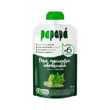 Imagem de Papinha Orgânica Papapá BABY ROO Pera, Espinafre e Abobrinha a partir 