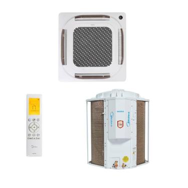 Imagem de Ar Condicionado Split Cassete 4 Vias Inverter 24000 BTUs Midea Frio 40KVQF24M5 - 220V