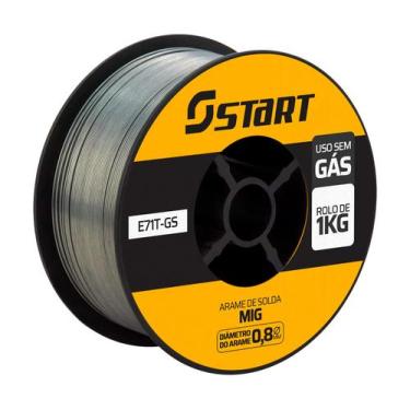 Imagem de Arame De Solda Mig Para Uso Sem Gás 1kg 0,8mm - START
