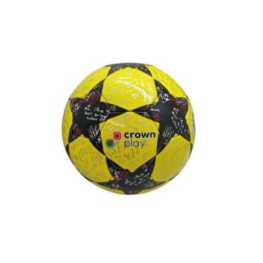 Imagem de Bola de futebol n5 de pvc 280 gramas reforçada - Klgo Import, Amarelo,