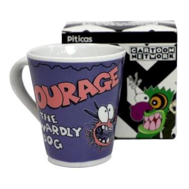 Imagem de Caneca Coragem Cão Covarde Cartoon Network Courage Desenho - Piticas