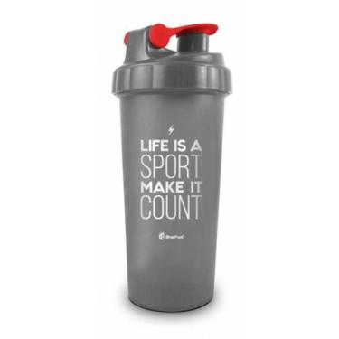 Imagem de Coqueteleira frases - life is a sport - brasfoot