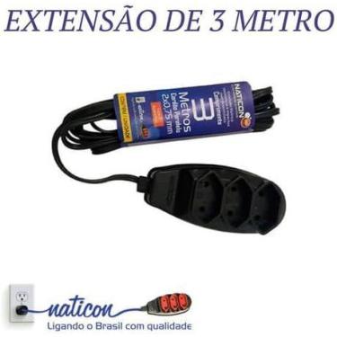 Imagem de Extensao 03m pl 3saida standart en