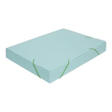 Imagem de Pasta Aba Elastico Oficio 245x335x40mm Polibras Verde